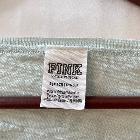 VS PINK, Thin Light Green T-Shirt - Size S - Picture 3 of 3